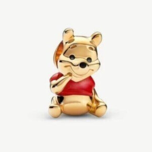 NEW Pandora Disney Winnie the Pooh Bear Charm - Picture 1 of 5